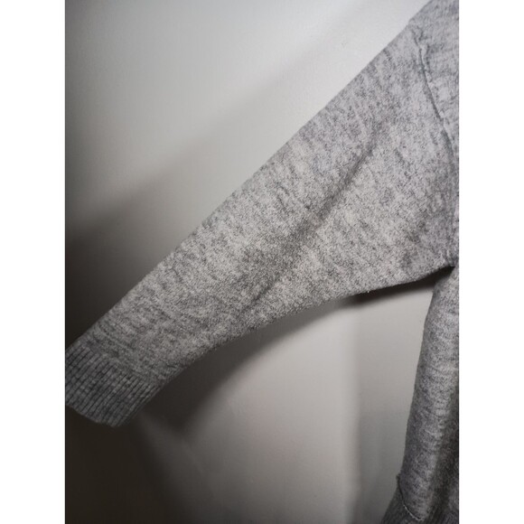 Free People Eucalyptus Button Front Long Sleeve Gray Cardigan Sweater Size M - Picture 10 of 11